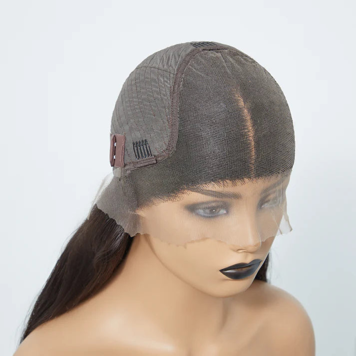 Body Wave 13×6 Glueless Lace Front Wig – Transparent Lace, Pre-Bleached, 150% Density