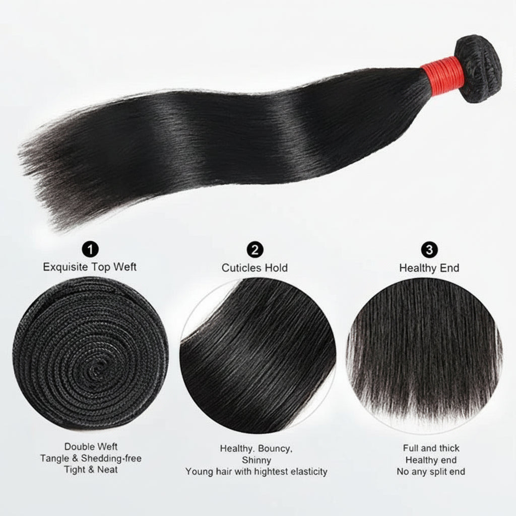 Allure Straight Virgin Brazilian Hair