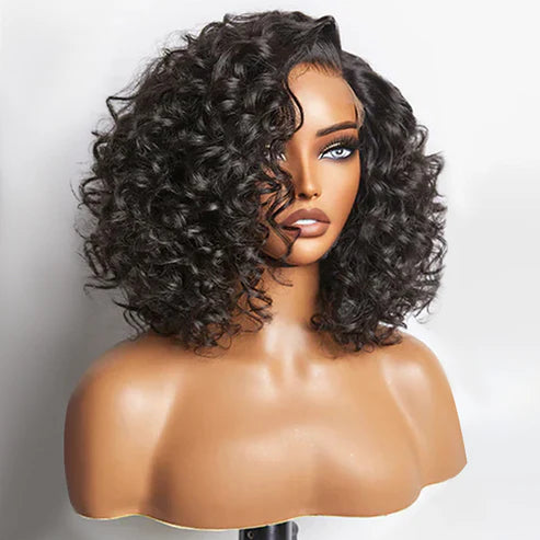 Allure Bouncy Left C Part Loose Wave Glueless Minimalist HD Lace Wig