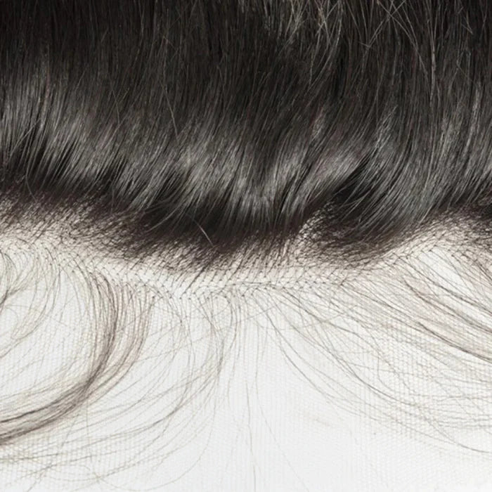 “Allure 13x4 HD Body Wave Free Part Frontal – #1B Natural Black”