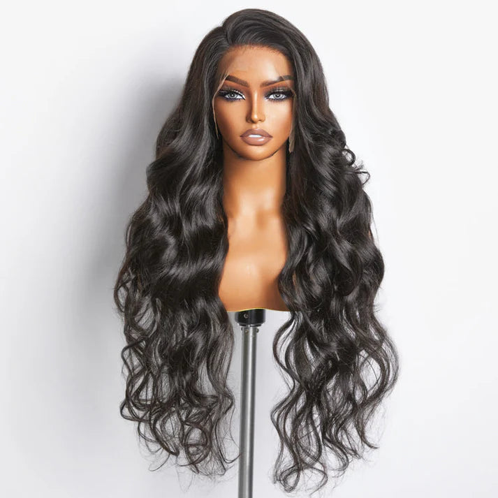 Body Wave Full Frontal Wig – 13×6 HD Lace, 200% Density Human Hair