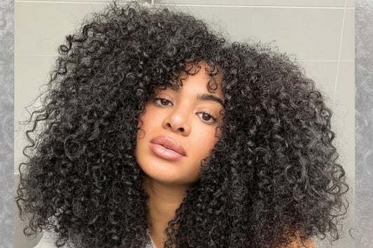 Allure Hair 16 to 22 Inch #1B Natural Black Messy Curly Half Wig – 180% Density
