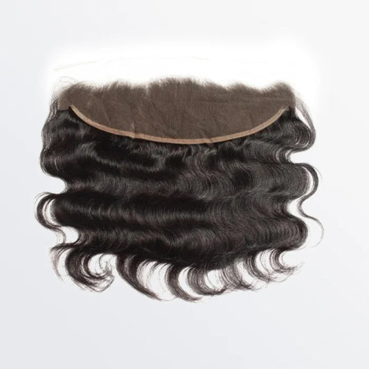 “Allure 13x4 HD Body Wave Free Part Frontal – #1B Natural Black”