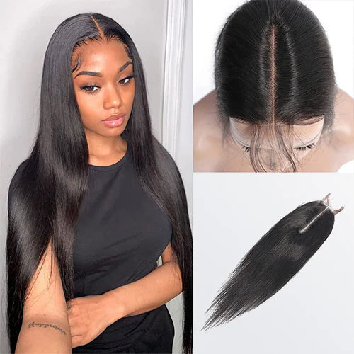 Allure 2" x 6" Upgrade Straight HD Lace Closure #1B Natural Black