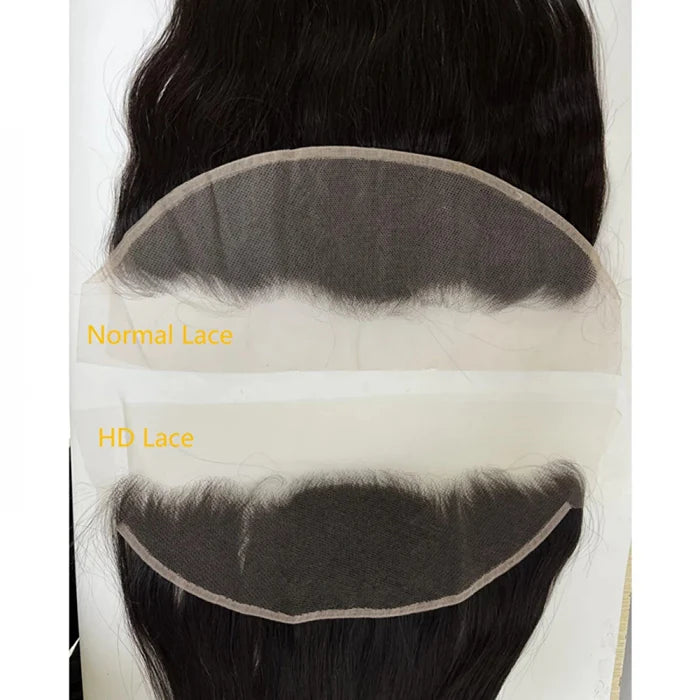 “Allure 13x4 HD Body Wave Free Part Frontal – #1B Natural Black”
