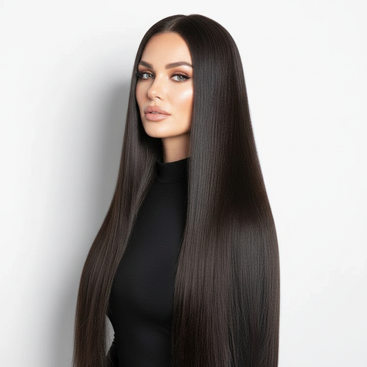 200% Density HD 13x6 PartingMax Glueless Full Frontal Lace Wig Straight