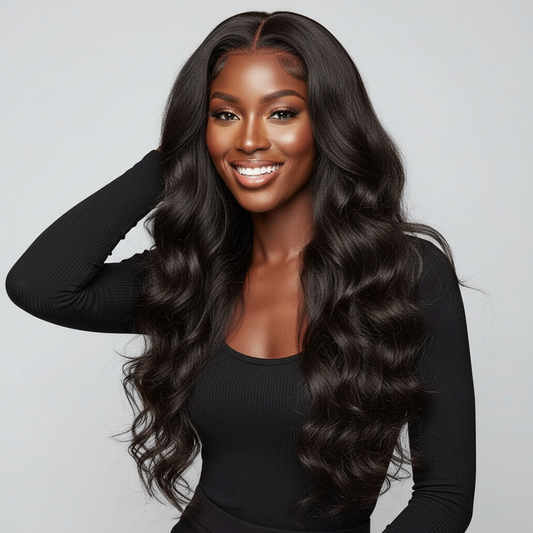 Body Wave Full Frontal Wig – 13×6 HD Lace, 200% Density Human Hair
